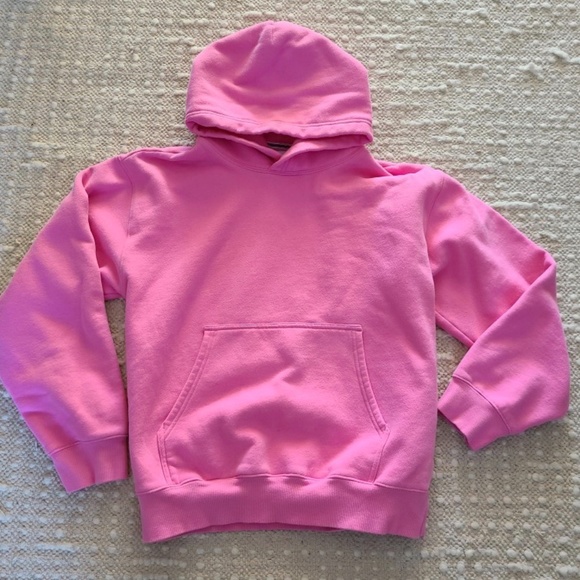 TNA / Aritzia Hot Pink Fleece Hoodie, Size Large